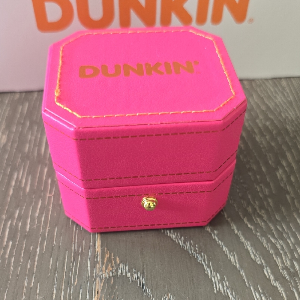 Dunkin' Pink Jewelry Box